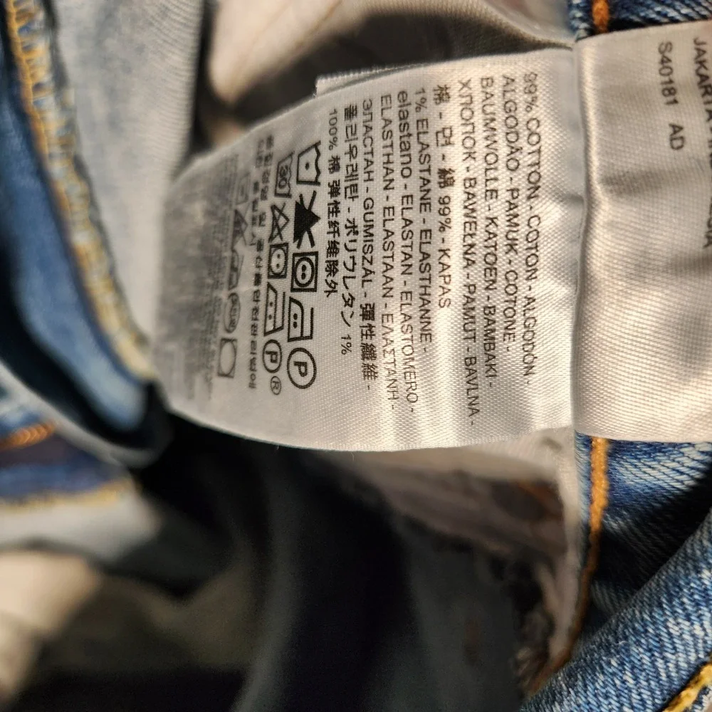 Levi's 505 Jeans‎ Men's 40X29 Blue Light Wash Straight Leg